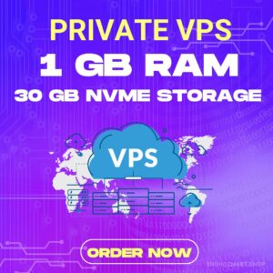 1 GB RAM PRIVATE VPS